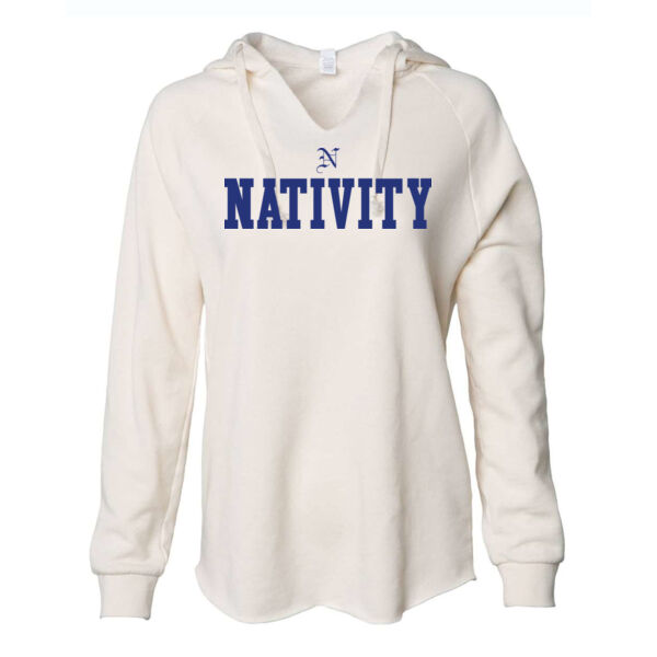 Independent Trading Co. - Women’s Lightweight California Wave Wash Hoodie - Printed Logo Thumbnail