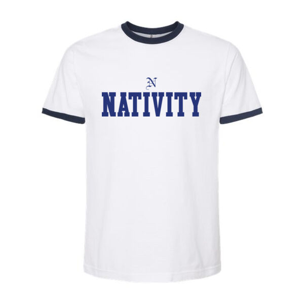 Tultex - Unisex Fine Jersey Ringer T-shirt - Printed Logo Thumbnail