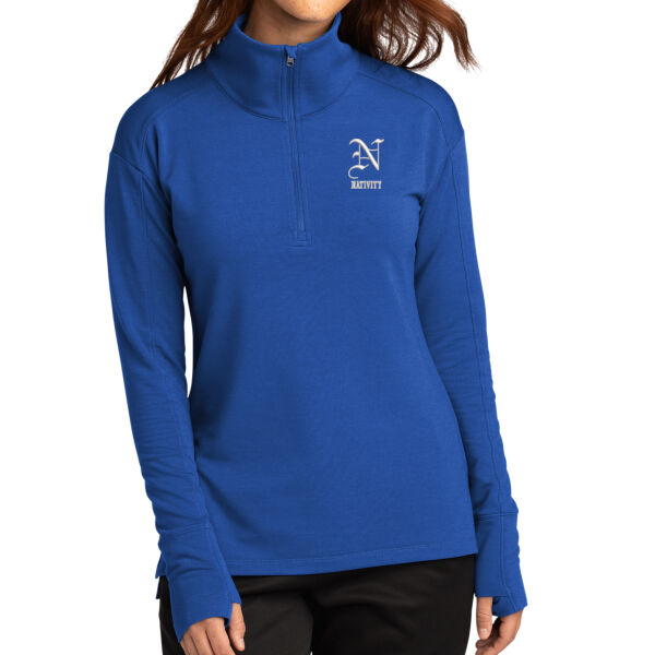 Sport-Tek - Ladies Sport Wick ® Flex Fleece 1/4 Zip - Embroidered Logo Thumbnail