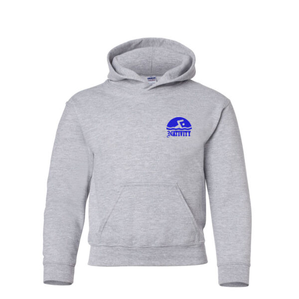 Gildan - Heavy Blend Youth Hooded Sweatshirt - Embroidered Logo Thumbnail