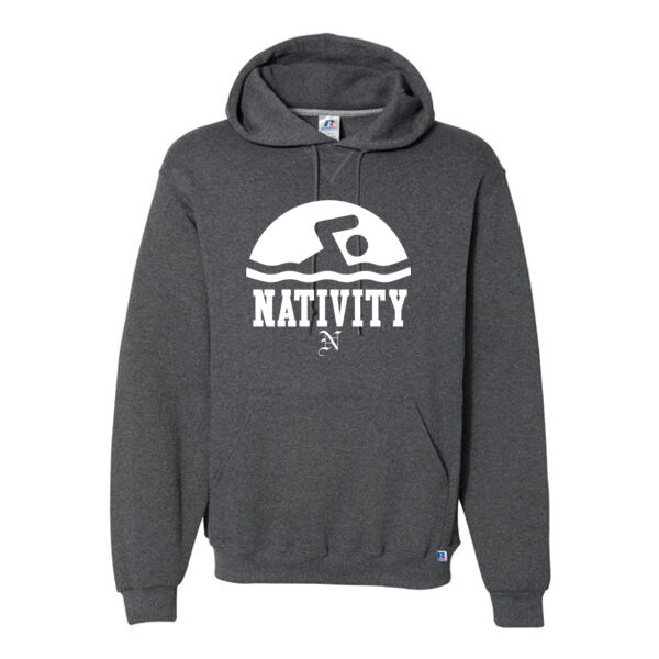 Russell Athletic Dri Power Hooded Sweatshirt - Printed Logo ** Add Name for $5! ** Thumbnail