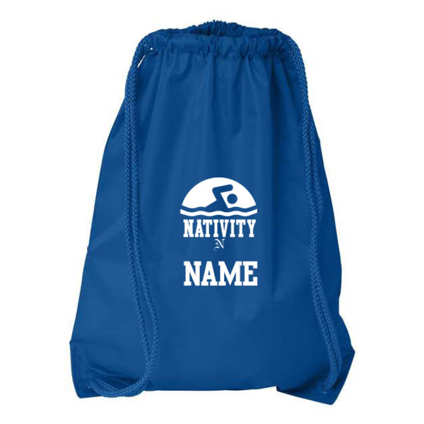 Liberty Bags - Drawstring Pack with DuroCord - Printed Logo ** Add Name for $5! ** Thumbnail