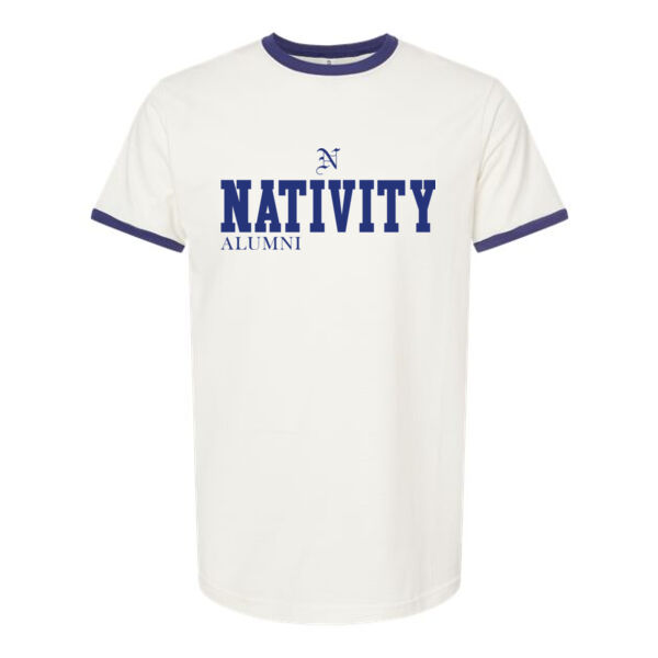 Tultex - Unisex Fine Jersey Ringer T-shirt - Printed Logo Thumbnail