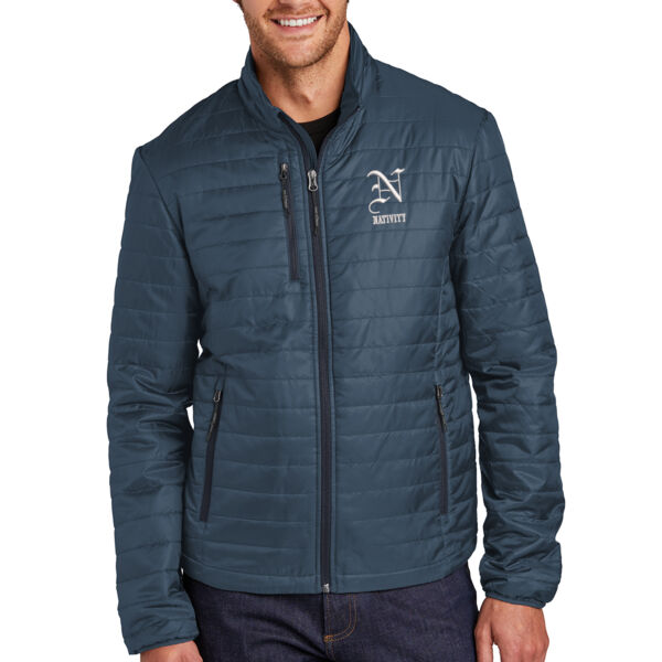 Port Authority® Packable Puffy Jacket - Embroidered Logo Thumbnail