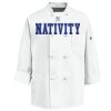 Eight Knot Button Chef Coat with Thermometer Pocket Thumbnail