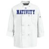 Eight Knot Button Chef Coat with Thermometer Pocket Thumbnail
