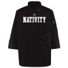 Ten Pearl Button Black Chef Coat Thumbnail